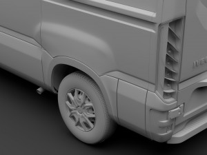 iveco daily window van 2014-2016 l1h1 3D 模型