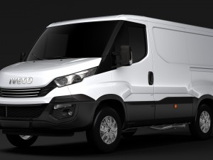 iveco daily van 2017 l1h1 3D Модель