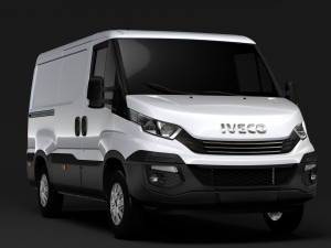 iveco daily van 2017 l1h1 3D Модель