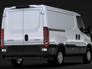 iveco daily van 2017 l1h1 3D Модель