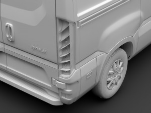 iveco daily van 2017 l1h1 3D Модель