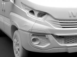 iveco daily van 2017 l1h1 3D Модель