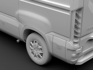 iveco daily van 2017 l1h1 3D Модель