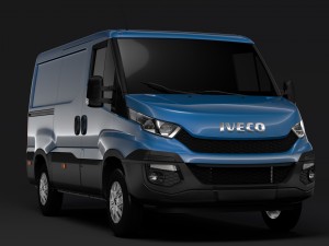 iveco daily van 2014-2016 l1h1 3D Модель