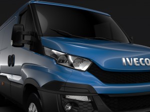 iveco daily van 2014-2016 l1h1 3D Модель