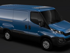 iveco daily van 2014-2016 l1h1 3D Модель