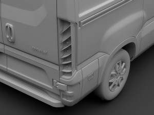 iveco daily van 2014-2016 l1h1 3D Модель