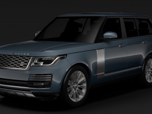range rover autobiography l405 2018 Modelo 3D