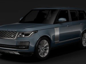 레인지로버 자서전 l405 2018 3D 모델