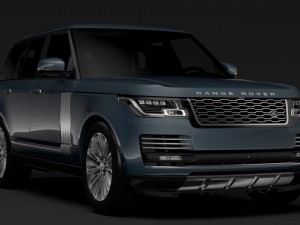 range rover autobiography l405 2018 Modelo 3D