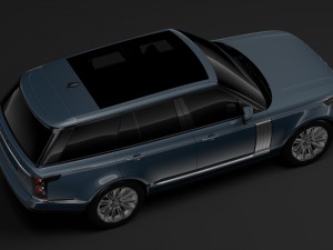 range rover autobiography l405 2018 Modelo 3D