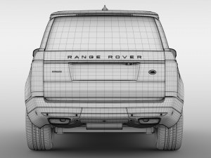 range rover autobiography l405 2018 Modelo 3D