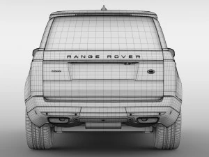 range rover autobiography l405 2018 3D Model
