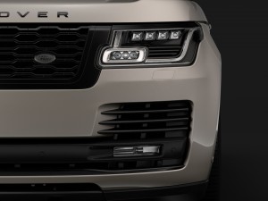 range rover autobiography hybrid l405 2018 3D Модель