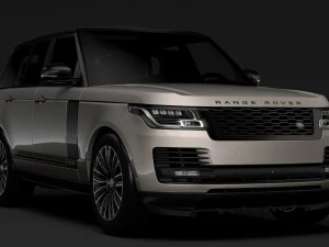 range rover autobiography hybrid l405 2018 3D Model