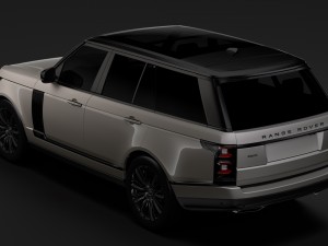 range rover autobiography hybrid l405 2018 Modelo 3D