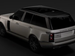 range rover autobiography hybrid l405 2018 3D Model