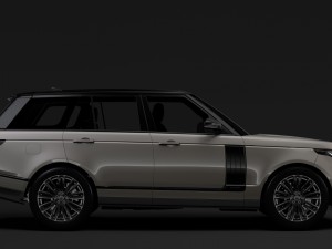 range rover autobiography hybrid l405 2018 Modelo 3D