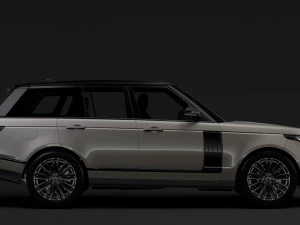 range rover autobiography hybrid l405 2018 3D Model