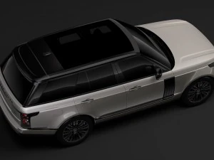 range rover autobiography hybrid l405 2018 3D Model