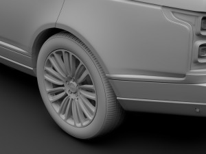range rover autobiography hybrid l405 2018 Modelo 3D