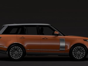 range rover autobiography p400e l405 2018 3D Model
