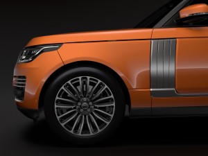 range rover autobiography p400e l405 2018 3D Model