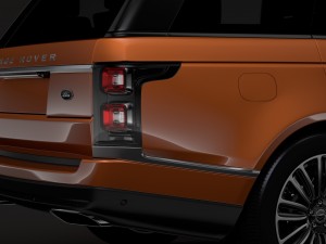 range rover autobiography p400e l405 2018 3D Model