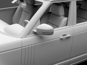 range rover autobiography p400e l405 2018 3D Model
