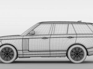 range rover autobiography p400e l405 2018 3D Model