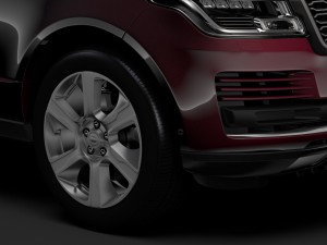 range rover hse td6 l405 2018 Modelo 3D