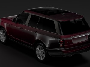 range rover hse td6 l405 2018 Modelo 3D