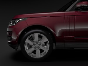 range rover hse td6 l405 2018 Modelo 3D