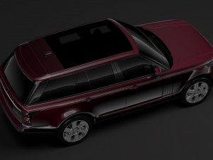 range rover hse td6 l405 2018 Modelo 3D