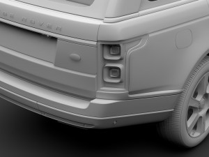 range rover hse td6 l405 2018 Modelo 3D