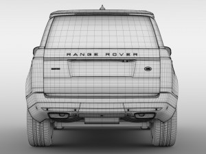 range rover hse td6 l405 2018 Modelo 3D