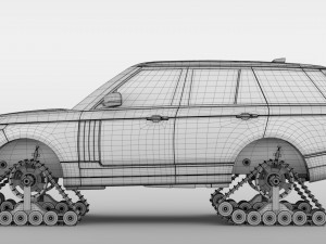 range rover crawler l405 2018 3D Model