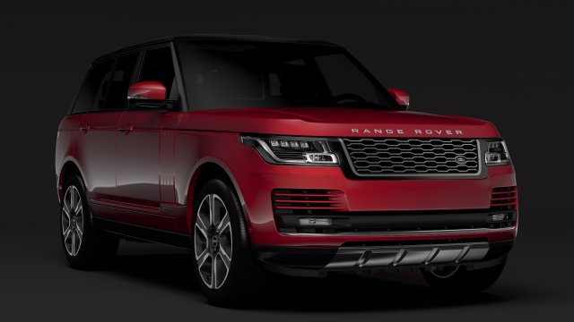 range rover hybrid l405 2018 Modelo 3D .c4d .max .obj .3ds .fbx .stl .blend 