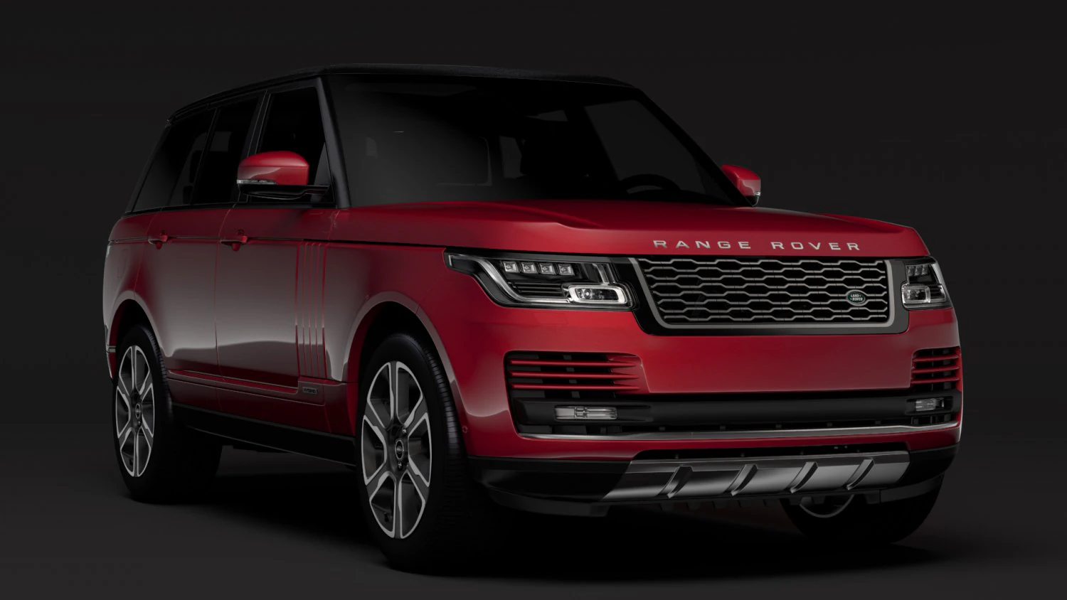 range rover hybrid l405 2018 3D Model .c4d .max .obj .3ds .fbx .stl .blend