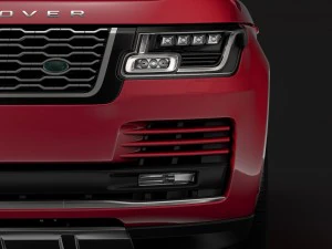 range rover hybrid l405 2018 3D Model