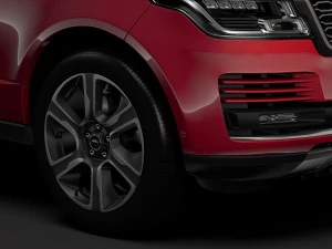 range rover hybrid l405 2018 3D Model
