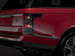 range rover hybrid l405 2018 3D Model