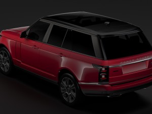 range rover hybrid l405 2018 Modelo 3D