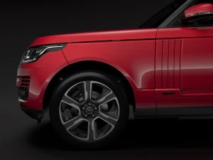 range rover hybrid l405 2018 3D Model