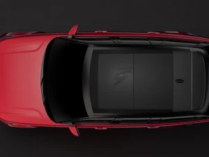 range rover hybrid l405 2018 3D Model
