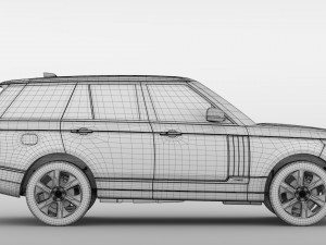 range rover hybrid l405 2018 Modelo 3D