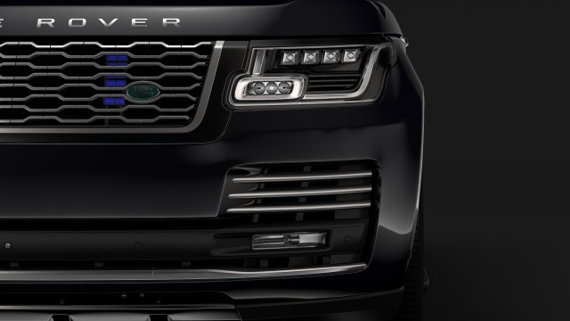 range rover sentinel l405 2018 3D Model .c4d .max .obj .3ds .fbx .stl .blend 