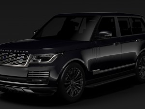 range rover sentinel l405 2018 3D Model