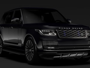 range rover sentinel l405 2018 3D Model