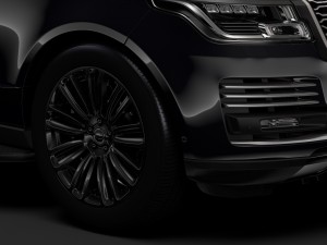 range rover sentinel l405 2018 3D Model